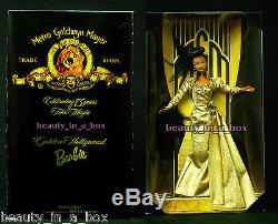 Golden Hollywood Barbie Doll MGM 75 Years Film AA African American FAO Schwarz
