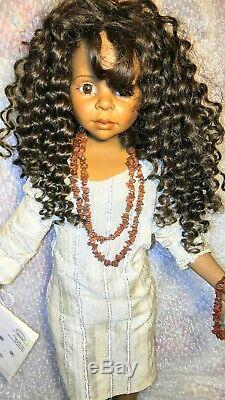 Gotz Aya Joke Grobben Rare African American Doll, 27.5