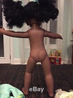 Gotz Fao Schwarz Nina African American Black Hannah 18 Doll