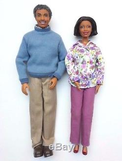 Grandpa Grandma Happy Family Barbie Doll African American AA Lot 2