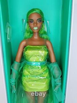 Green Chromatic Couture Aa Barbie Doll 2022 Spanish Convention Mattel Hcc02 Nrfb