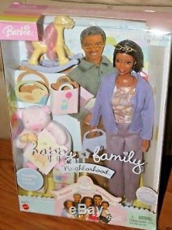 HAPPY FAMILY Barbie Doll AA GRANDMA Grandparent Doll african american NEW