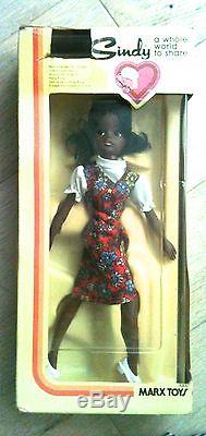 HTF African American AA Marx Sindy doll in her original box