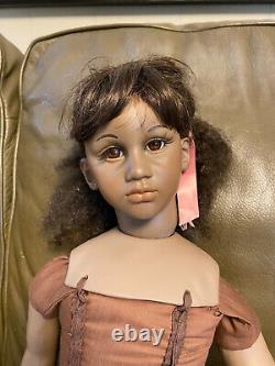 Handmade 24 Fatou Porcelain Doll, an Annette Himstedt mold, with clothes