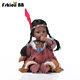 Handmade African American Baby Doll Black Silicone Vinyl Reborn Newborn Doll 20