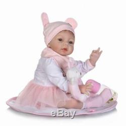 Handmade Reborn Baby Twins Boy+Girl Sets 22 Realistic Baby Dolls with Gift Box