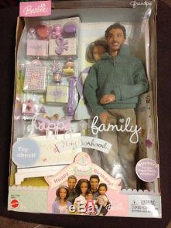 Happy Family African American Grandpa Happy 1st. Birthday Barbie