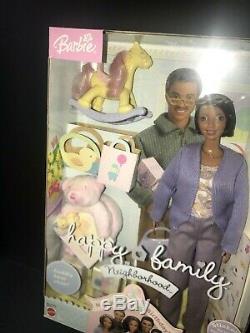 Happy Family Grandma Barbie Doll Midge Baby Grandparent Grandmother African Amer