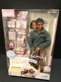Happy Family Grandpa Barbie Doll African American AA Grandfather for Midge Baby