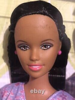 Happy Family Midge & Baby Barbie Doll African American Pregnant Belly Nursery