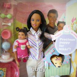 Happy Family Neighborhood Barbie African Midge & Nikki C6070 + Alan & Ryan B5754