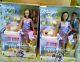 Happy family barbie doll Lot Cacasian and African American