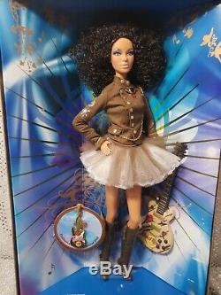 Hard Rock Cafe Barbie Doll African American Aa Gold Label Mattel K7946 Nrfb