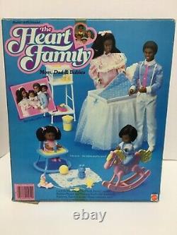 Heart Family Mom, Dad & Babies Deluxe Set 1984 NIB NRFB