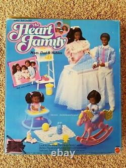 Heart Family Mom, Dad & Babies Deluxe Set #2052. NIB NRFB