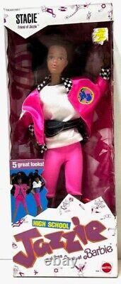 High School Jazzie STACIE AA Doll Cool Teen Cousin of Barbie #3636 1988 MATTEL