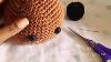 How To Add Embroidered Eyelashes To Crochet Doll