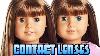 How To Make American Girl Disposable Contact Lenses Easy Doll Crafts