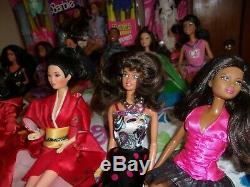 Huge 25 Barbie/ken Dollsvariety Of Culturesaa, Japan, Eskimo, Spanish, Russia+