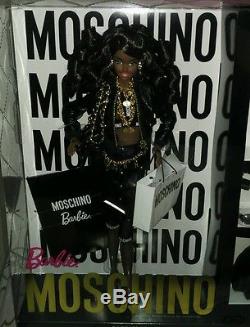 IN STOCK AA African American Moschino Barbie NRFB slight box damage