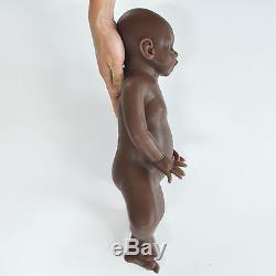 IVITA 20'' Silicone Reborn Baby Dolls African American Tone Girl Cute Doll