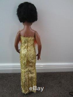 Ideal Diana Ross Doll Crissy African American No Box Original Dress Black shoes