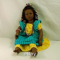 In original box, Beautiful AYOKA Annette Himstedt 25 African American Doll