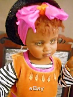 Jan McLean Doll Grace, 293/3500 COA, MINT, 21 Tall, African American, LE