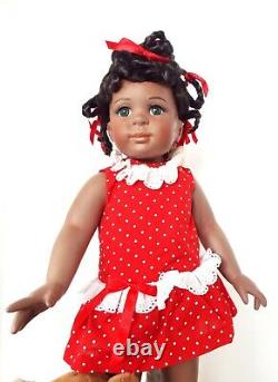 Jasmine All Porcelain African American Jeannie Singer Masterpiece Gallery Doll