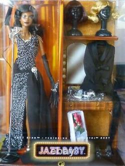 Jazz Diva Barbie AA Rare African American Gold Label L7261 Shipper NRFB