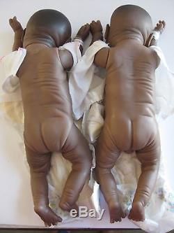 Jesmar Dolls Spain Anatomically African American Twin Black Boy Girl Natiora 17