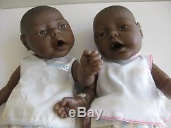 Jesmar Dolls Spain Anatomically African American Twin Black Boy Girl Natiora 17
