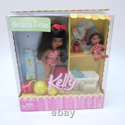 Kelly Barbie Beach Time African American AA Girl Doll Play Set 2004