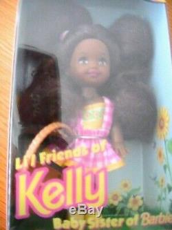 Kelly Doll African American DEIDRE doll withbasket Li'l Friends of Kelly 1996 NRFB