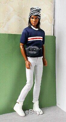 Ken Doll African American Texas A&M University Articulated Rerooted Redressed