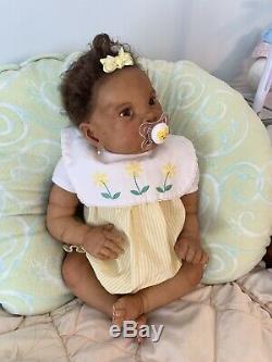 LUCY Authentic REBORN Baby Doll- 22 Precious 3 month old Biracial Girl