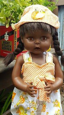 Large Hard-to-find African American 27 Inch Playpal Type Doll By Horsman
