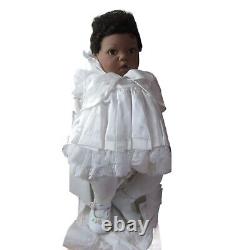 Lee Middleton Doll 20 Vinyl Angel Baby African American Model 00241