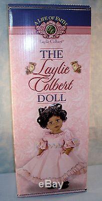 Life of Faith Laylie Colbert African American Doll, New in Box