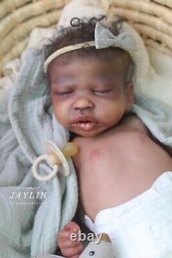 Lifelike Jaylin by Jorja Pigott reborn for sale baby doll aa biracial cute