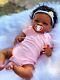 Lifelike Reborn Baby Dolls Black Girl Biracial African American Baby Doll, 20