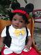 Lightly Reborn African American 22 Toddler Boy Doll Marquis and Mickey Mouse