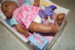 Little Mommy Wipey Dipey African American Baby Doll NEW