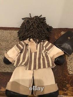 Lorna Paris Artist African American All Leather Doll Signed Original Owner