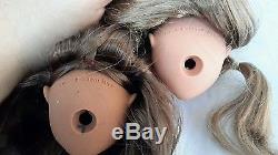 Lot 11 prototype Bratz Doll heads from designer African American blonde MGA 2001