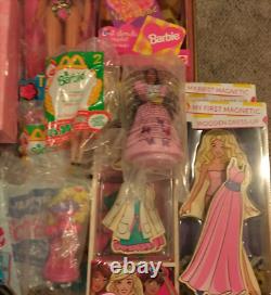Lot Of 34+ Barbie Disney Favorites Fun Splash Black Hair American Doll Mattel