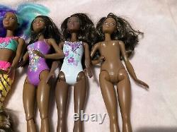 Lot of 13 Barbie dolls Nude African American Lot For OOAK Nice Condition Lot A10