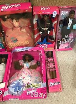 Lot of 13 Vintage African American Barbies 80s 90s AA Perfume Giving Marine