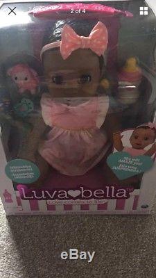 Luvabella African American Dark Brown Hair Doll BNIB UK Seller from argos