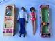 MEGO RICHIE & MADDIE MOD DOLLS 1970'S AFRICAN AMERICAN CLONE DOLLS WITH BOXES